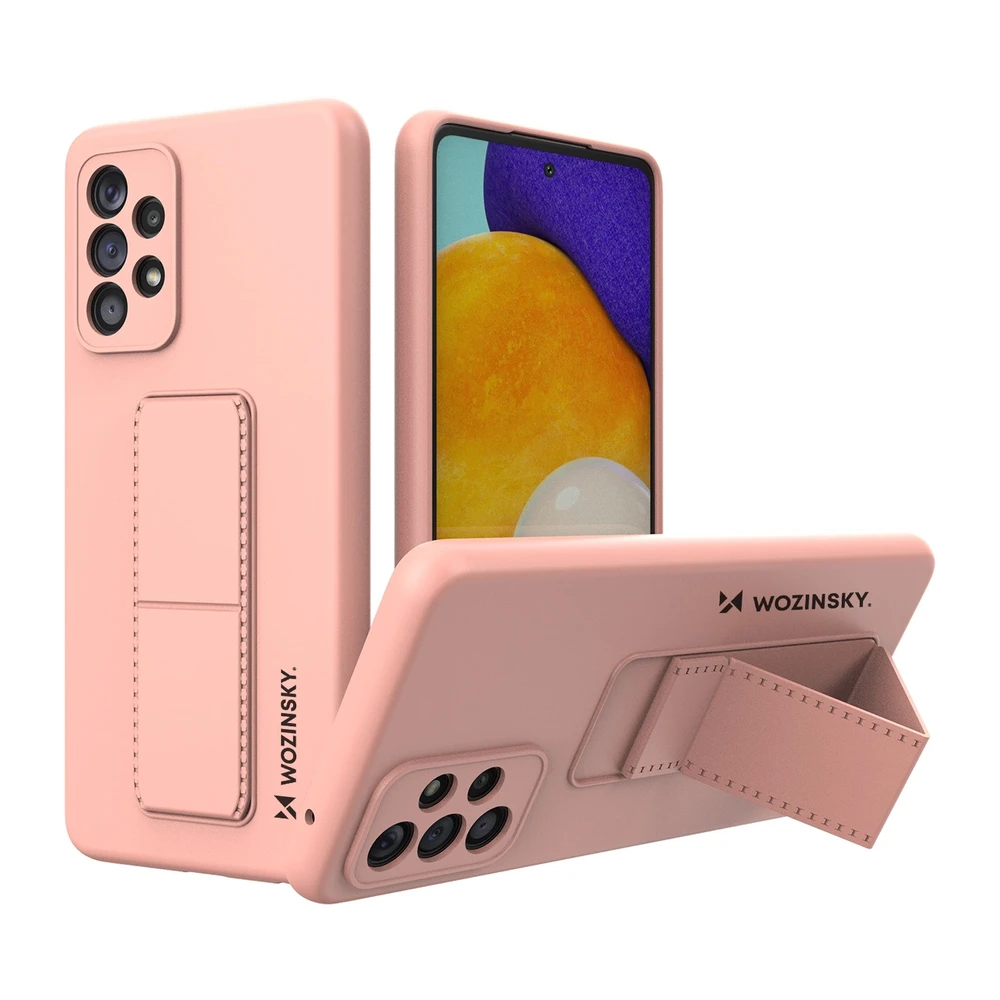 Wozinsky Kickstand dėklas skirtas Samsung Galaxy A73, rožinis