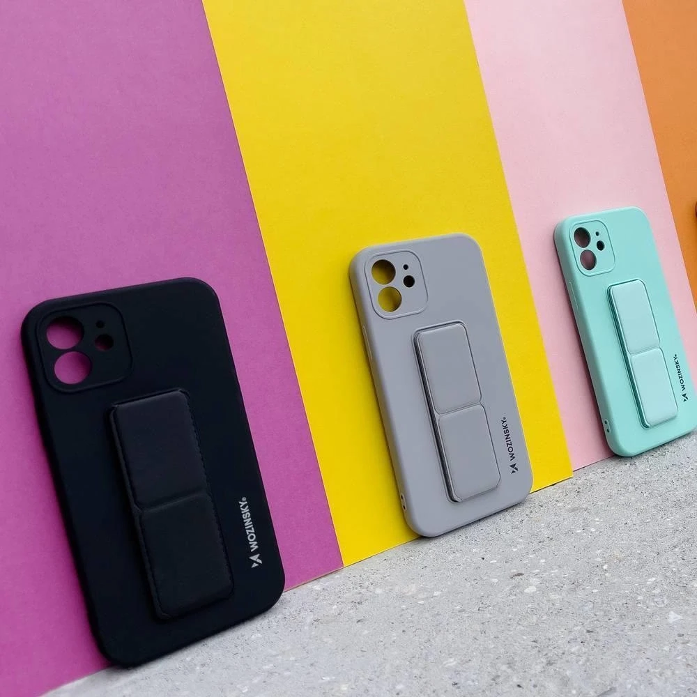 iLike Wozinsky Kickstand dėklas skirtas Samsung Galaxy A22 5G, raudonas