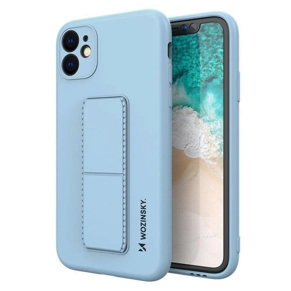 Wozinsky Kickstand dėklas skirtas Samsung Galaxy A32 4G, šviesiai mėlynas