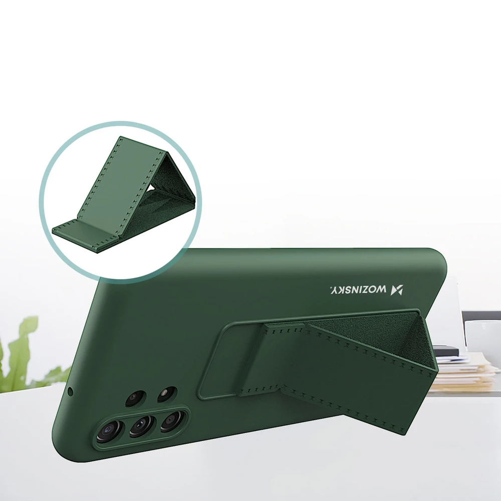 Wozinsky Kickstand dėklas skirtas Xiaomi Redmi Note 11 Pro, raudonas