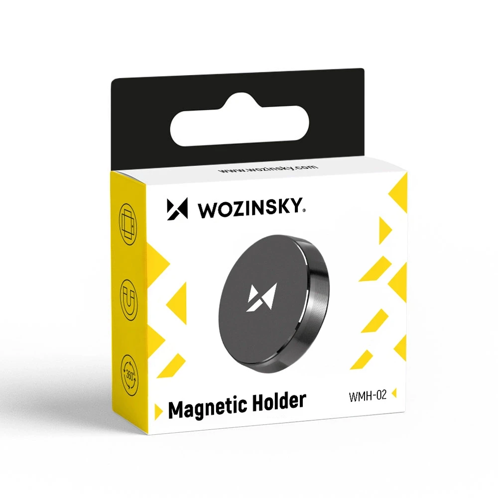 Wozinsky Lipnus magnetinis automobilio prietaisų skydelio laikiklis juodos spalvos (WMH-02)
