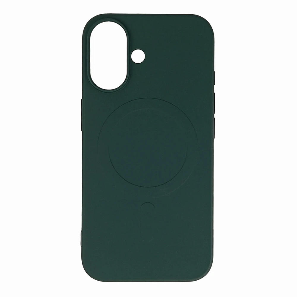 Wozinsky Liquid Silicone MagSafe for Samsung Galaxy S25 – dėklas telefonui žalios spalvos
