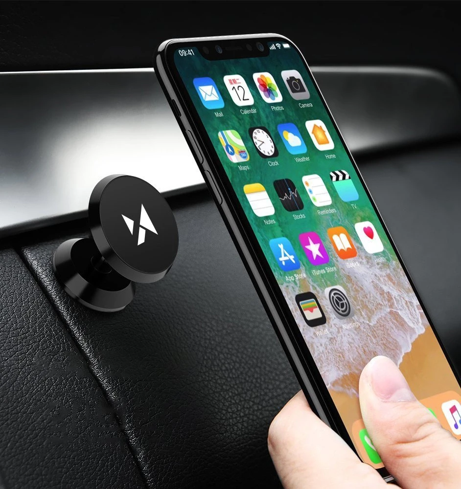 „Wozinsky Magnetic Car Dashboard 360“ lipnus juodos spalvos (WMH-05)
