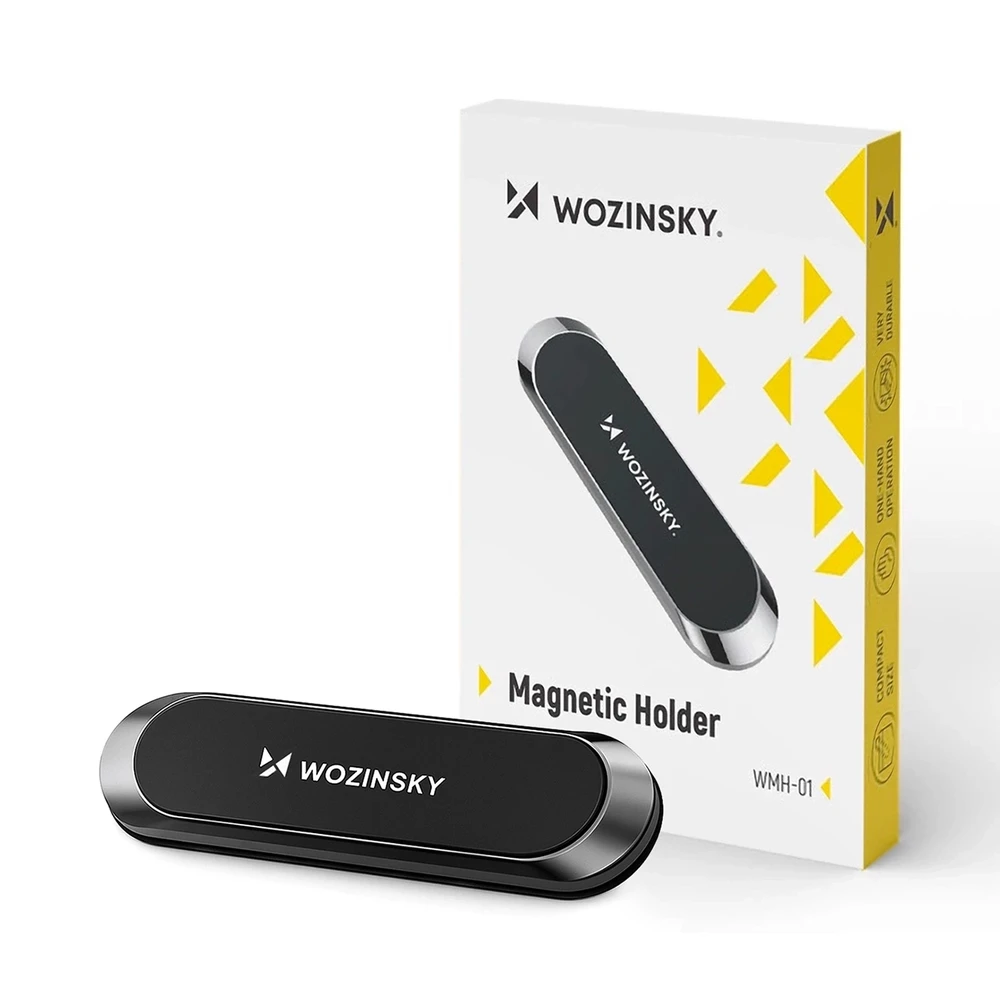„Wozinsky“ magnetinio prietaisų skydelio tvirtinimo klijai, juodi (WMH-01)