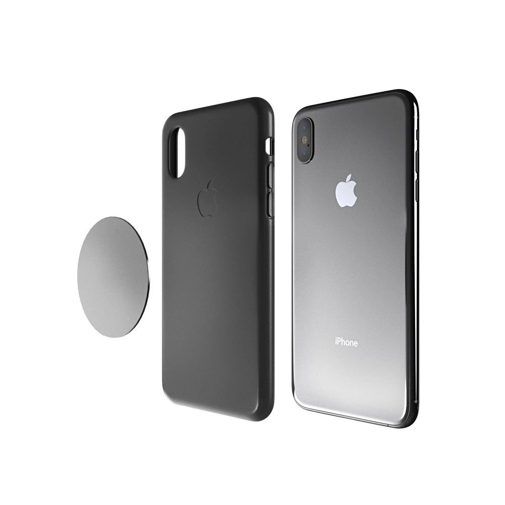 Wozinsky magnetinis telefono laikiklis oro grotelėms 360 juodos spalvos (WMH-03)
