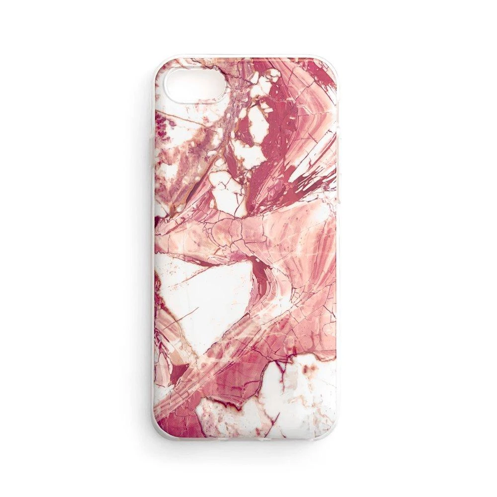 Wozinsky Marble TPU dėklas skirtas Samsung Galaxy A02s EU, rožinis