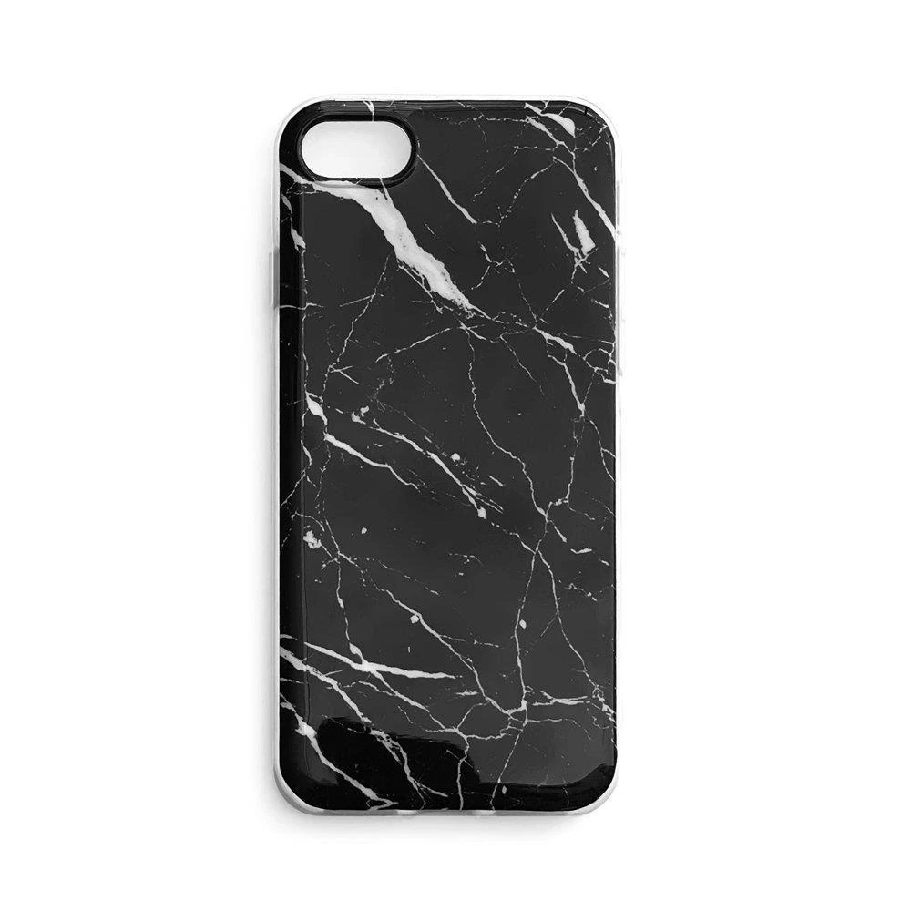 Wozinsky Marble TPU dėklas skirtas Samsung Galaxy S22 + (S22 Plus), juodas