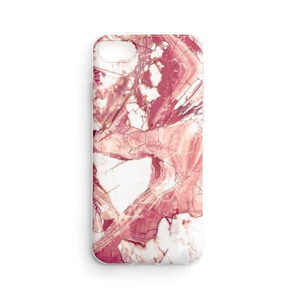 Wozinsky Marble TPU dėklas skirtas Samsung Galaxy A73, rožinis