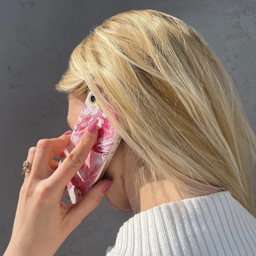 Wozinsky Marble TPU dėklas skirtas Xiaomi Mi 11i / Poco F3, rožinis