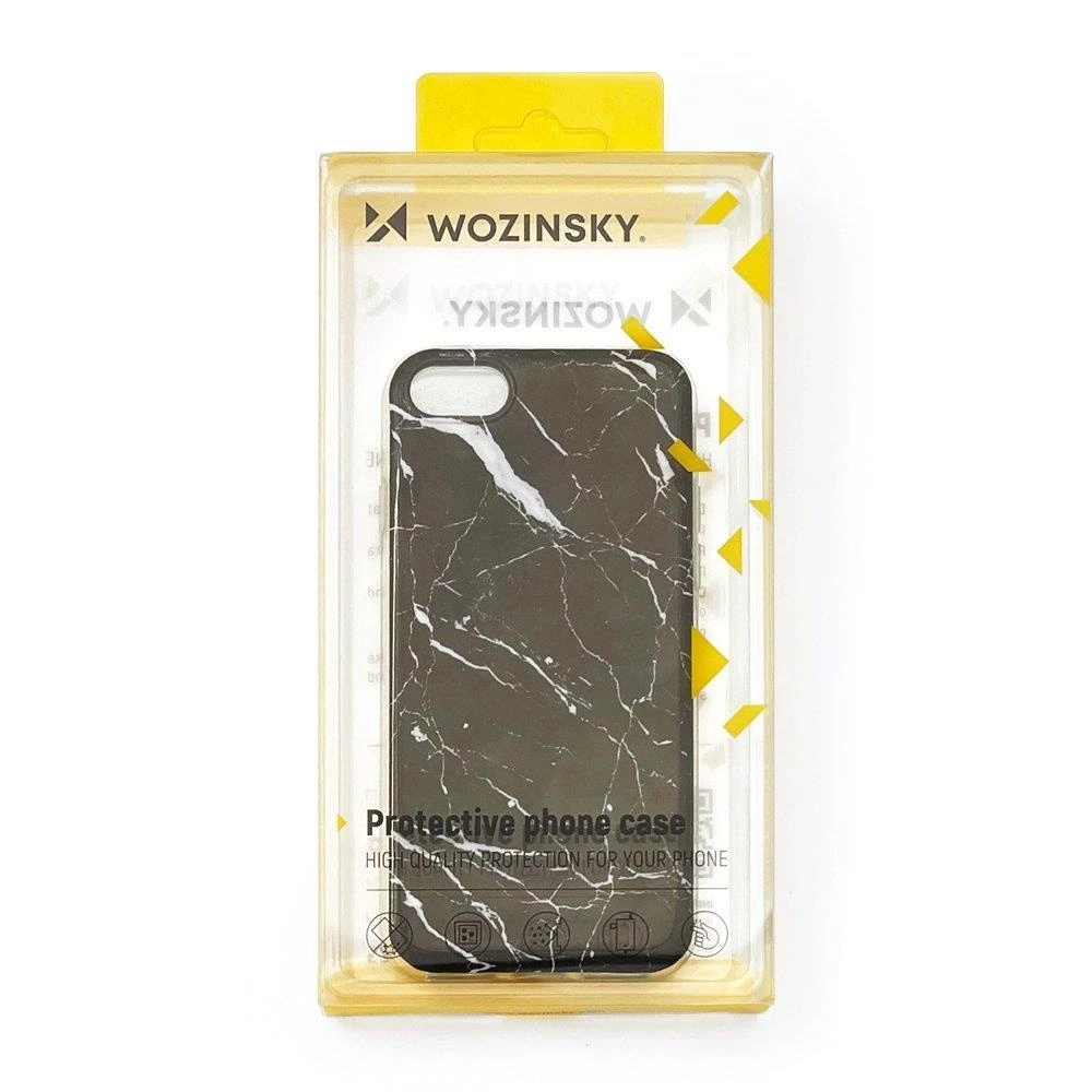 Wozinsky Marble TPU dėklas for Xiaomi Redmi Note 10 Pro baltos spalvos