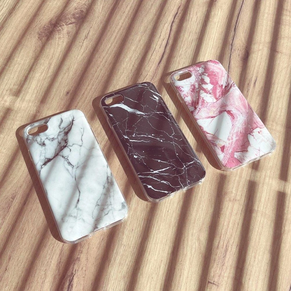 Wozinsky Marble TPU dėklas for Xiaomi Redmi Note 10 Pro baltos spalvos