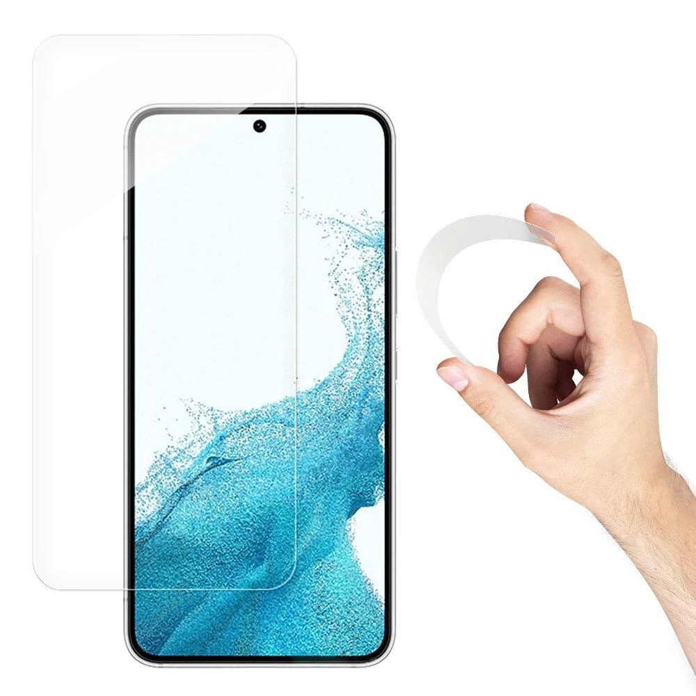 Wozinsky Nano Flexi Hybrid Flexible Glass Film For Samsung Galaxy S22 + (S22 Plus) apsauginis stiklas