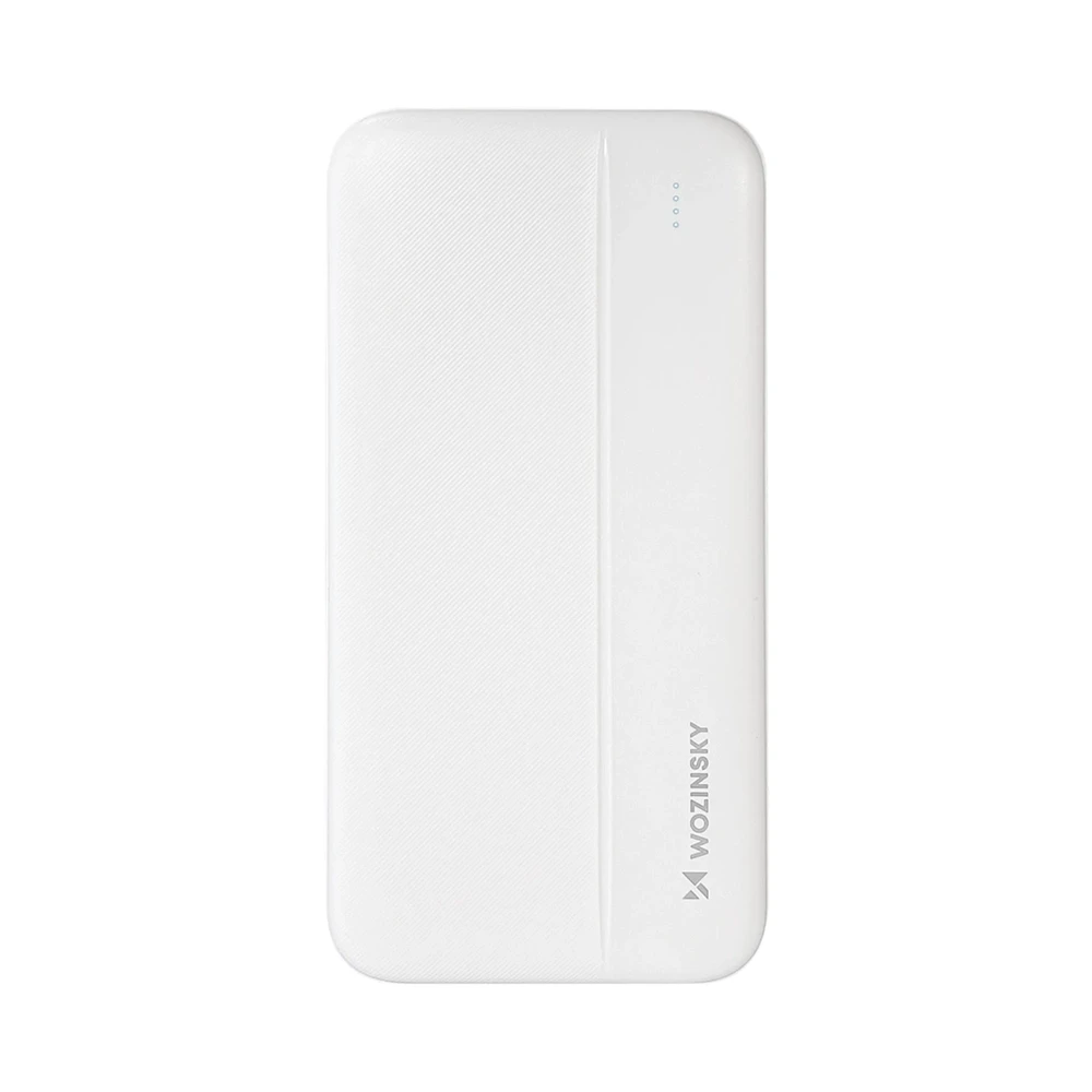 Wozinsky powerbank Li-Po 10000mAh 2 x USB baltos spalvos (WPBWE1)