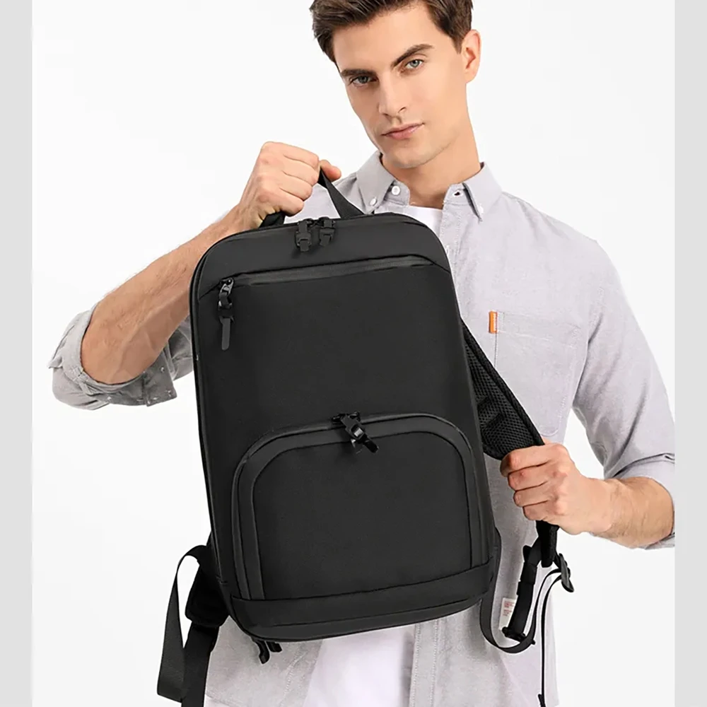 Wozinsky Premium Atsparus vandeniui Nešiojamas kompiuteris Backpack – juodos spalvos
