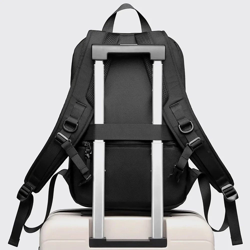 Wozinsky Premium Atsparus vandeniui Nešiojamas kompiuteris Backpack – juodos spalvos