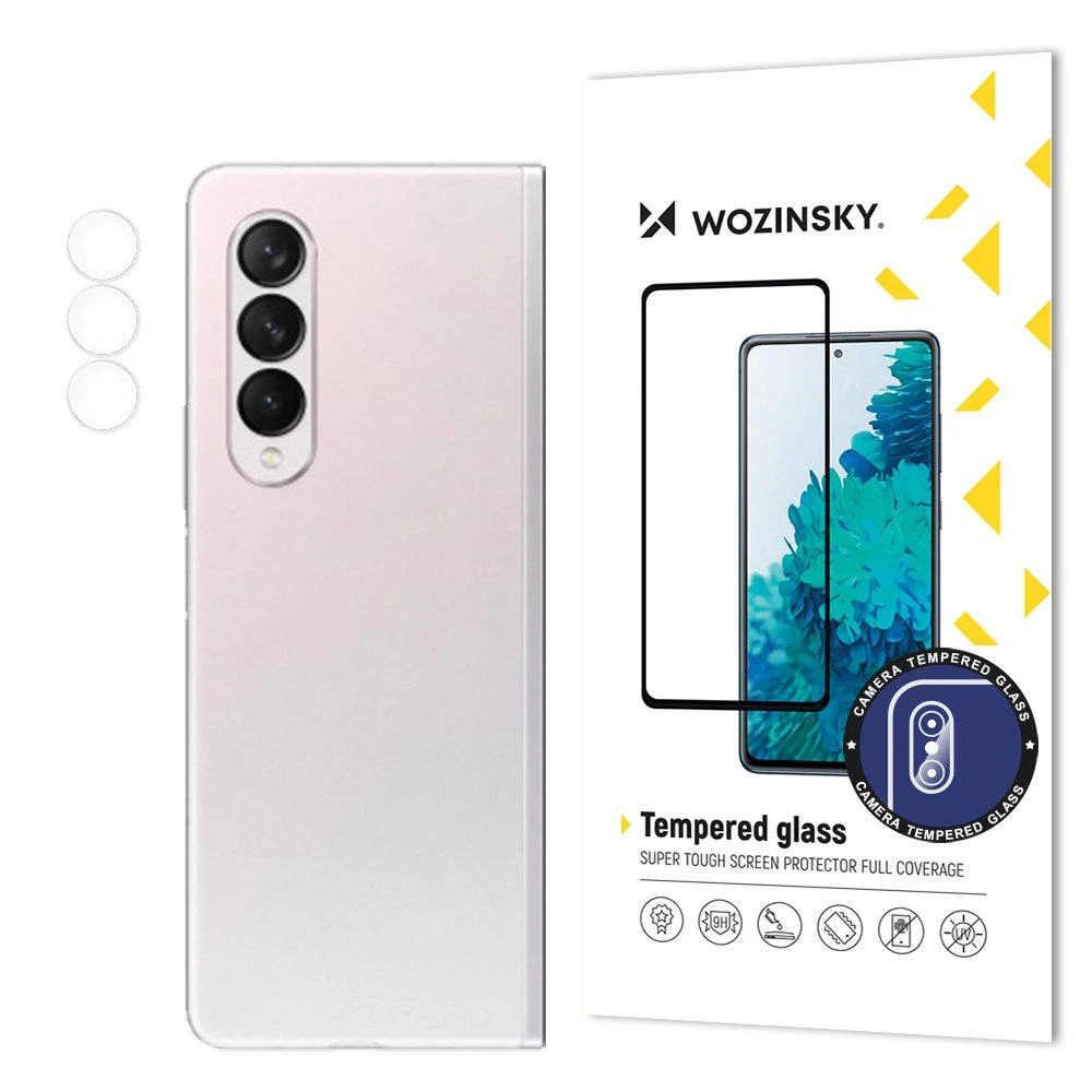 Wozinsky Camera Glass 9H grūdintas stiklas visiems fotoaparatams Samsung Galaxy Z Fold 3 kamerai