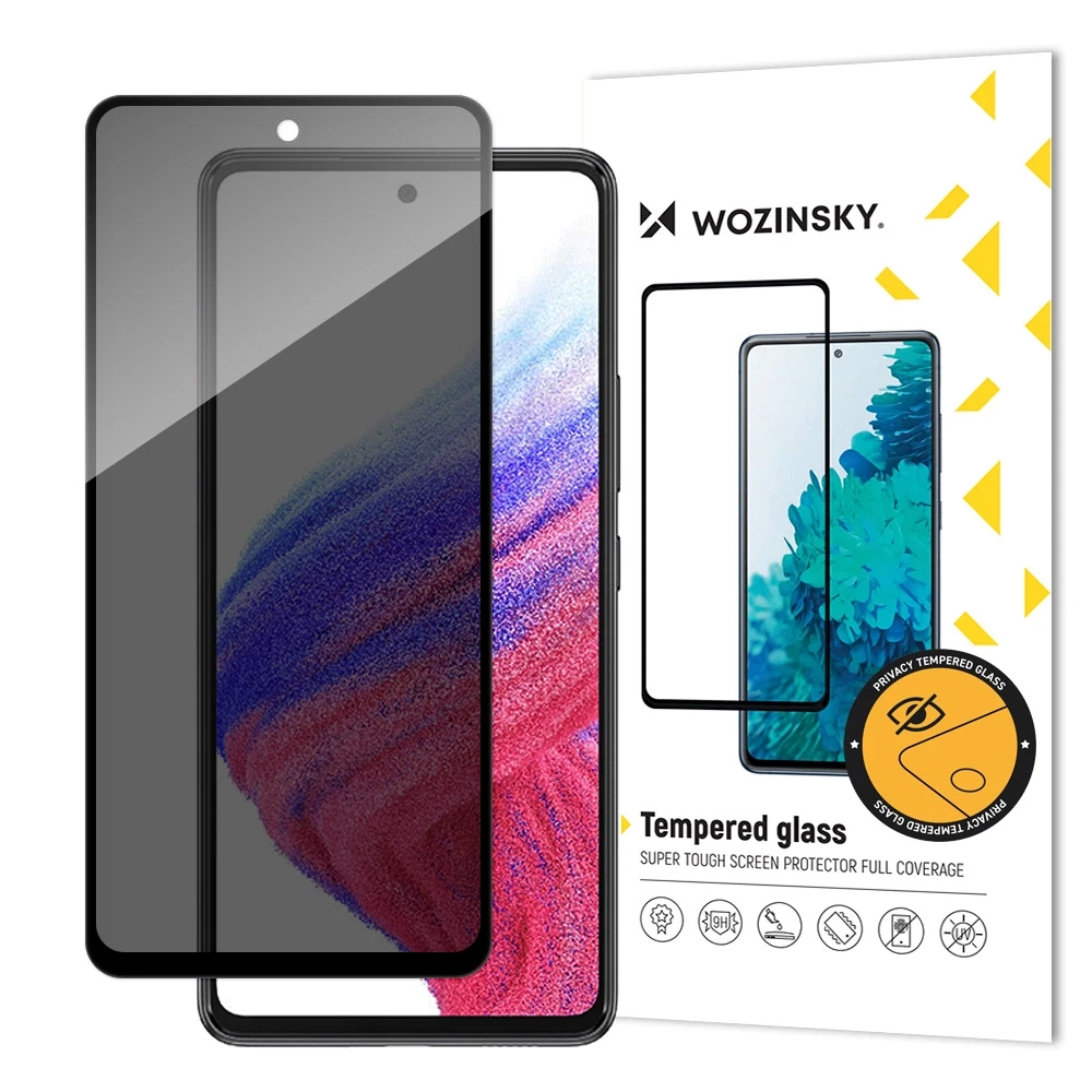 Wozinsky Privacy Glass Apsauginis stiklas Samsung Galaxy A53 5G with Anti Spy Privacy Filter