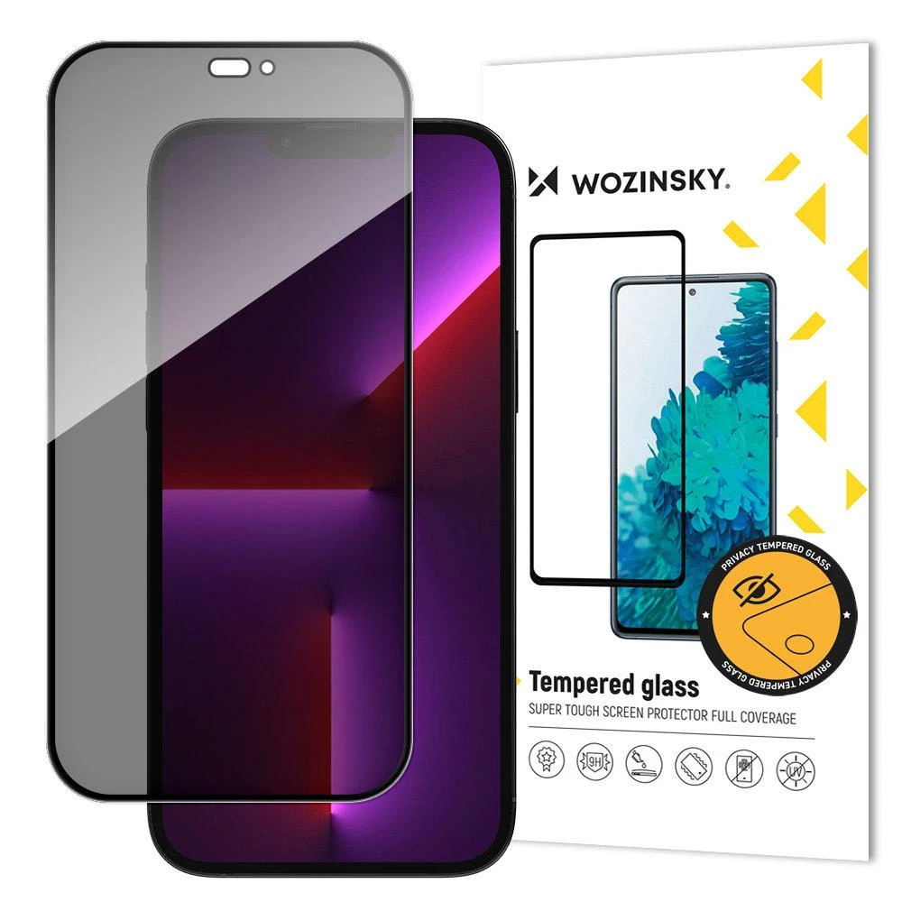 Wozinsky Privacy Glass Apsauginis stiklas Apple iPhone 14 Pro with Anti Spy Privatizing Filter