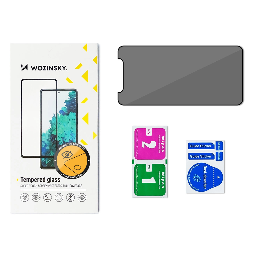 Wozinsky Privacy Glass Apsauginis stiklas Privacy with Anti-spy Filter Apple iPhone 16 Pro
