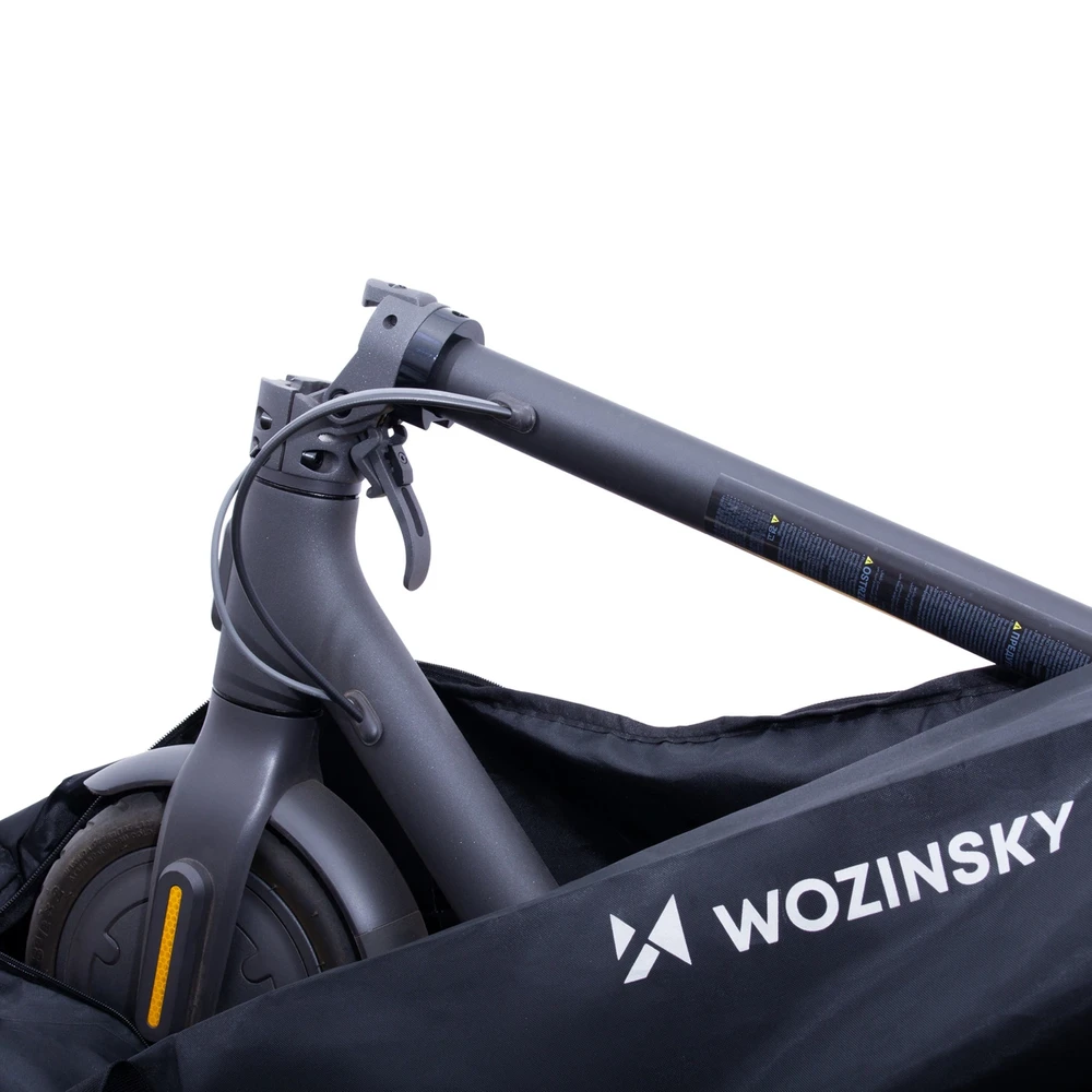 Wozinsky Atsparus vandeniui Scooter Cover Scooter Bag juodos spalvos (WSB5BK)