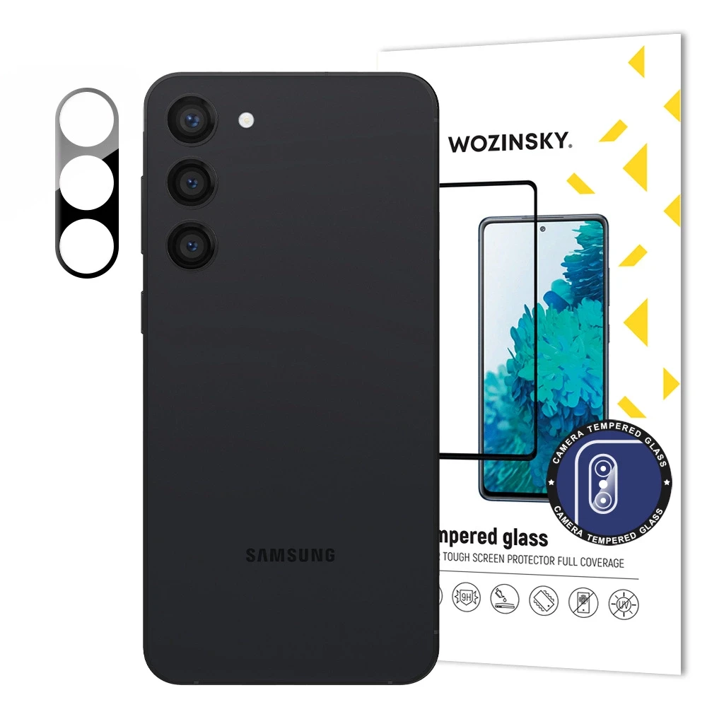 Wozinsky Full apsauginis stiklas kamerai Samsung Galaxy S23 apsauginis stiklas kamerai 9H