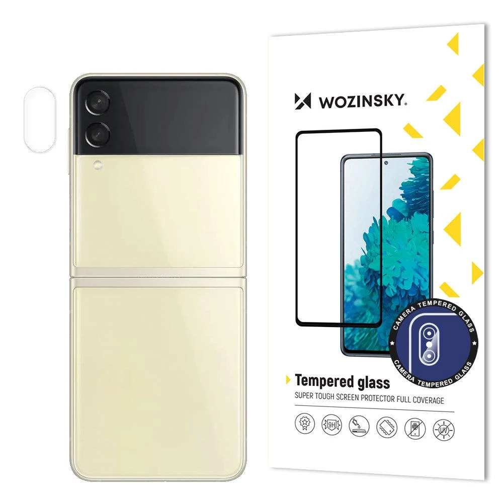 Wozinsky Full Camera Glass 9H Full apsauginis stiklas kamerai Samsung Galaxy Z Flip 3