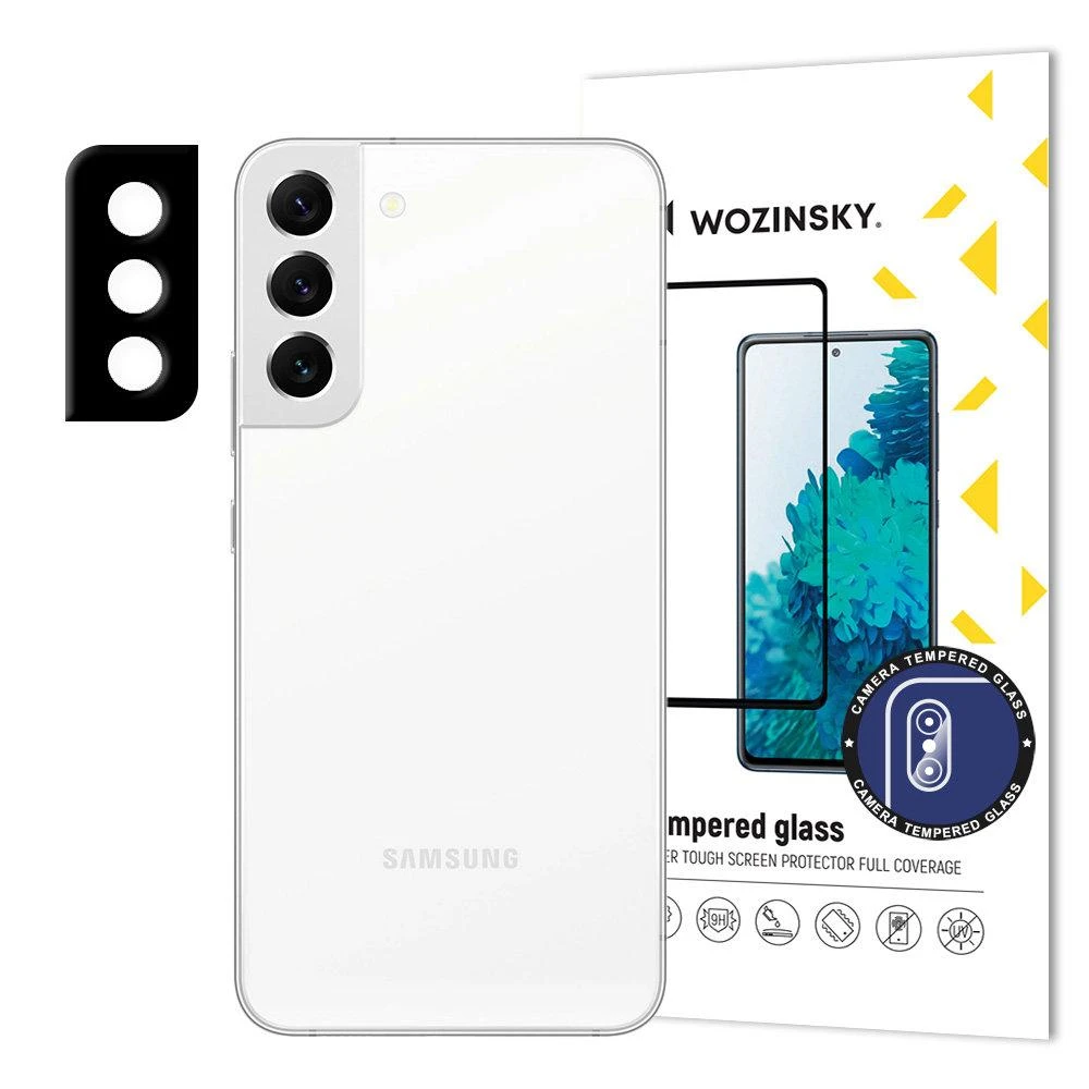 Wozinsky Full Camera Glass 9H Full Camera Apsauginis stiklas for Samsung Galaxy S22 + (S22 Plus)