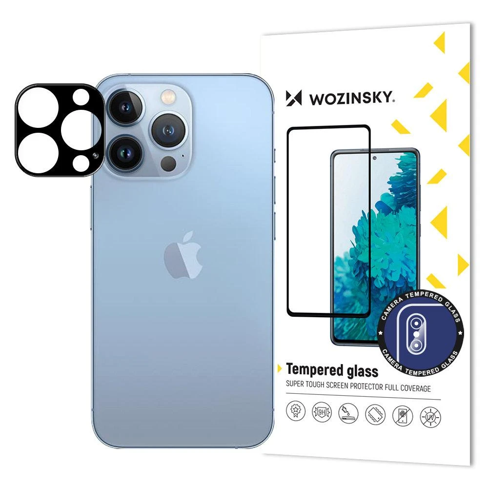 Wozinsky Full Camera Glass 9H Full apsauginis stiklas kamerai iPhone 13 Pro Max Camera