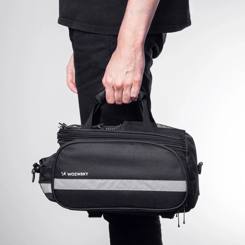 Wozinsky WBB36BK 27L bicycle bag – juodos spalvos
