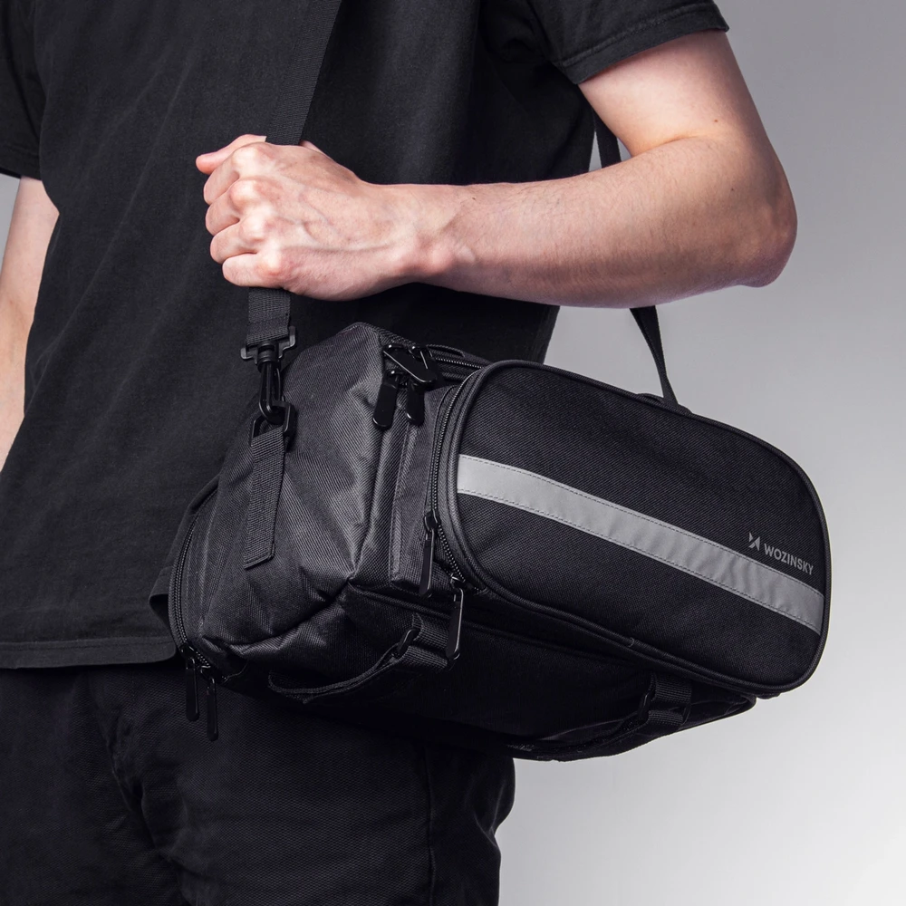 Wozinsky WBB36BK 27L bicycle bag – juodos spalvos