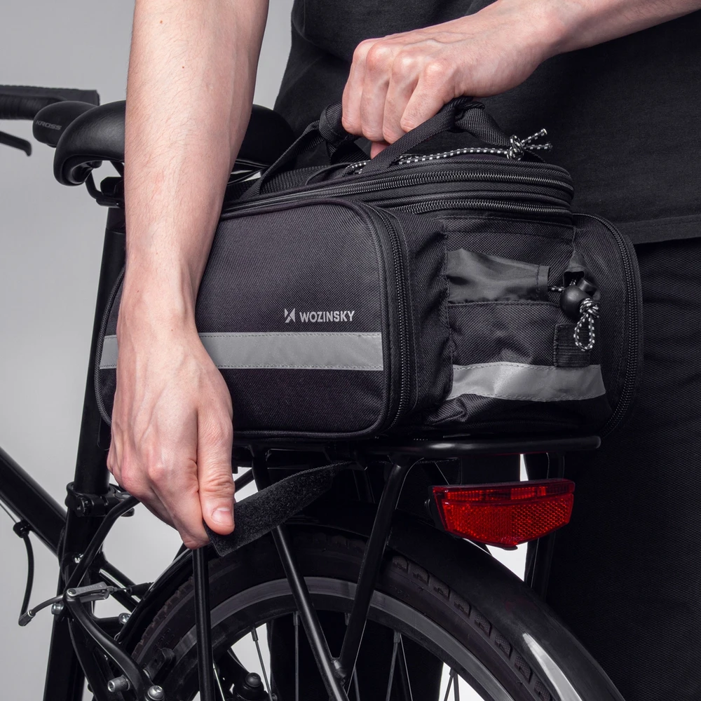 Wozinsky WBB36BK 27L bicycle bag – juodos spalvos