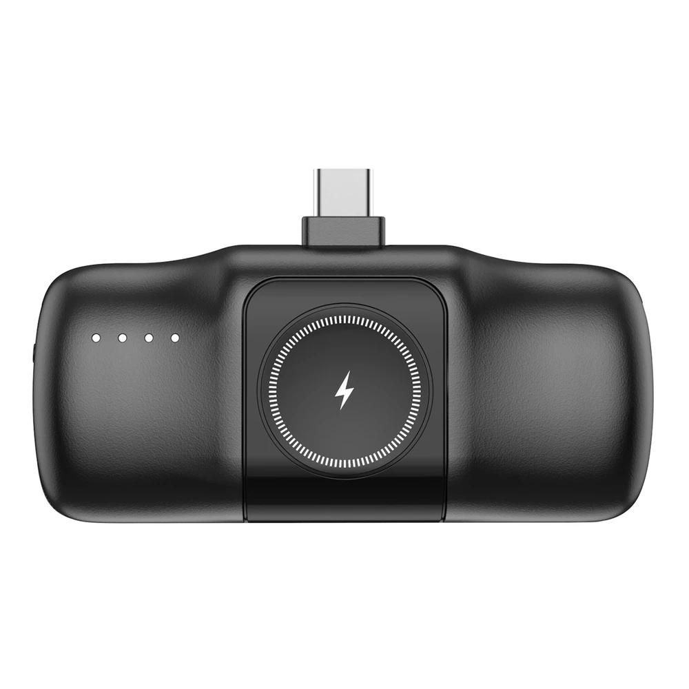Išorinė baterija POWER BANK Wozinsky (WF16-YCS) USB-C + Apple Watch Charger 5000mAh (20W) juoda