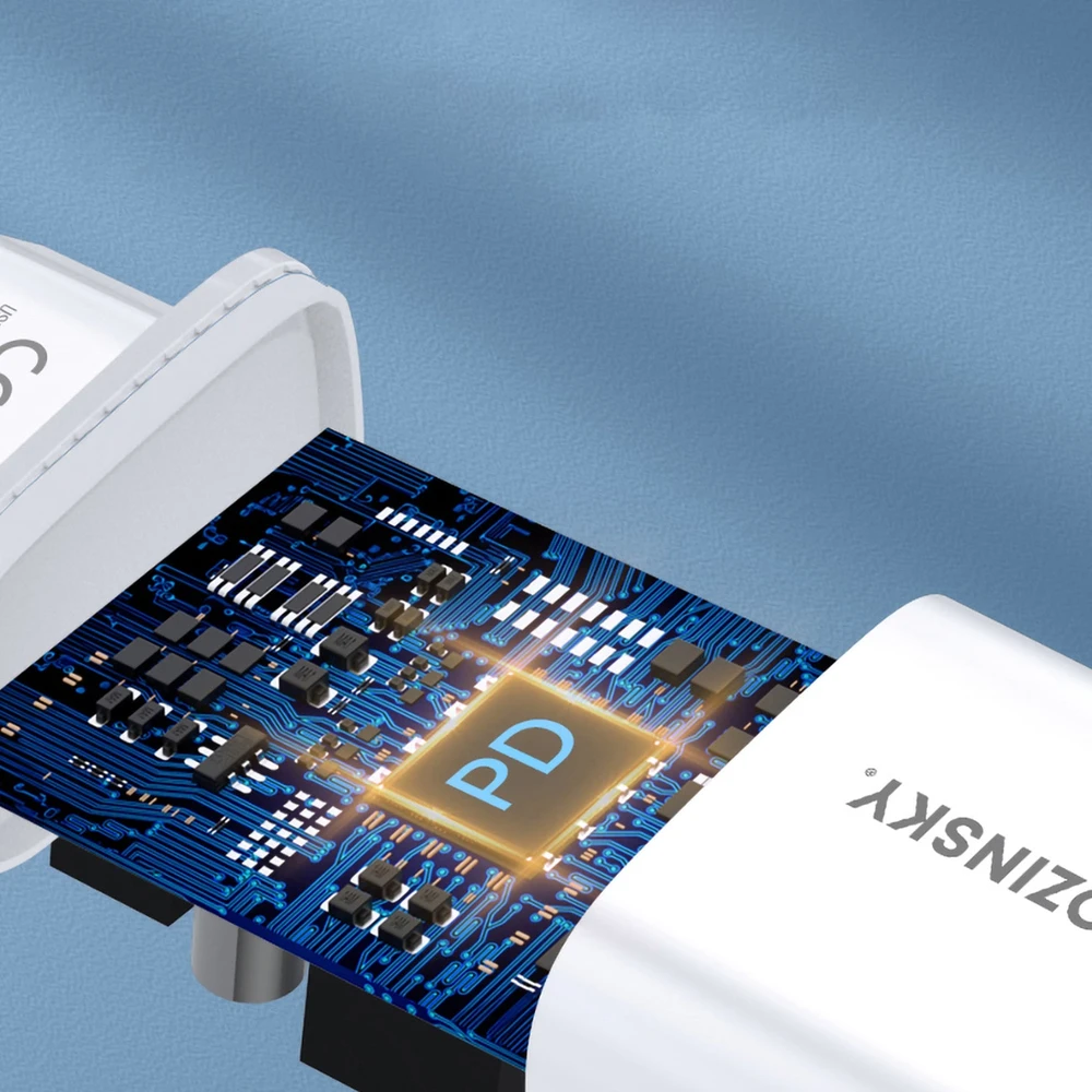 Wozinsky WGWCCW 20W USB-C laidinis įkroviklis – baltos spalvos