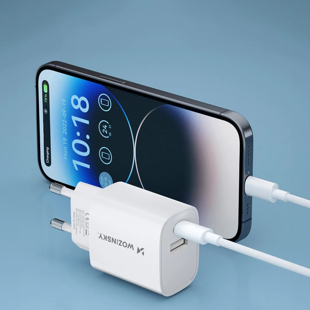 Įkroviklis Wozinsky (WGWCW) (1xUSB-C;1xUSB 3A 20W) baltas