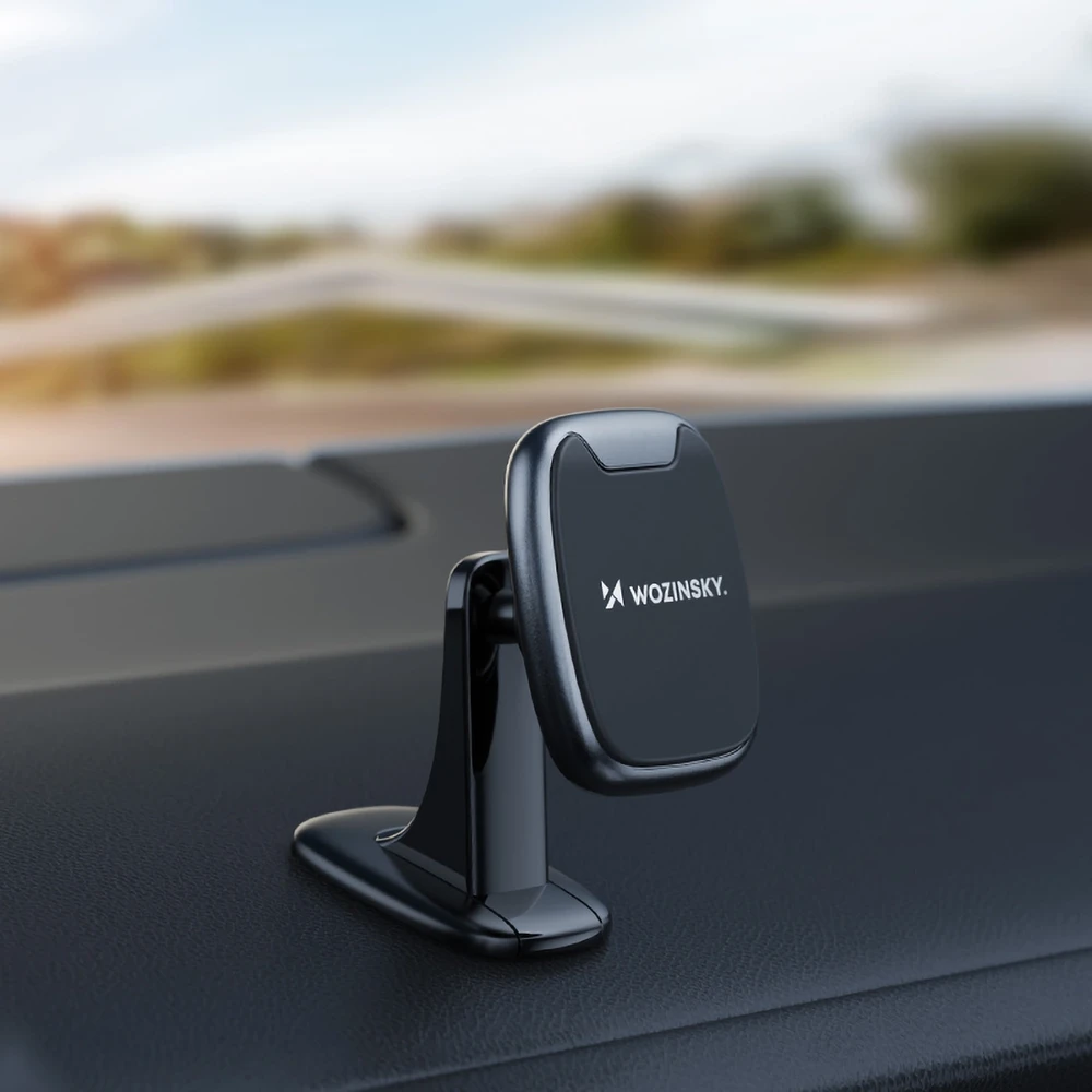 Wozinsky WUMTD magnetinis telefono laikiklis car dashboard – juodos spalvos