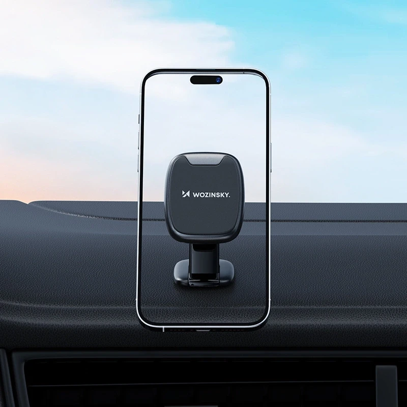 Wozinsky WUMTD magnetinis telefono laikiklis car dashboard – juodos spalvos