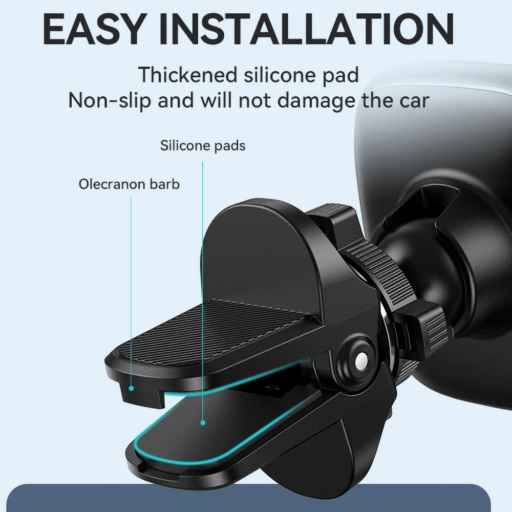 Wozinsky WUMTK magnetinis telefono laikiklis automobiliui air vent – juodos spalvos