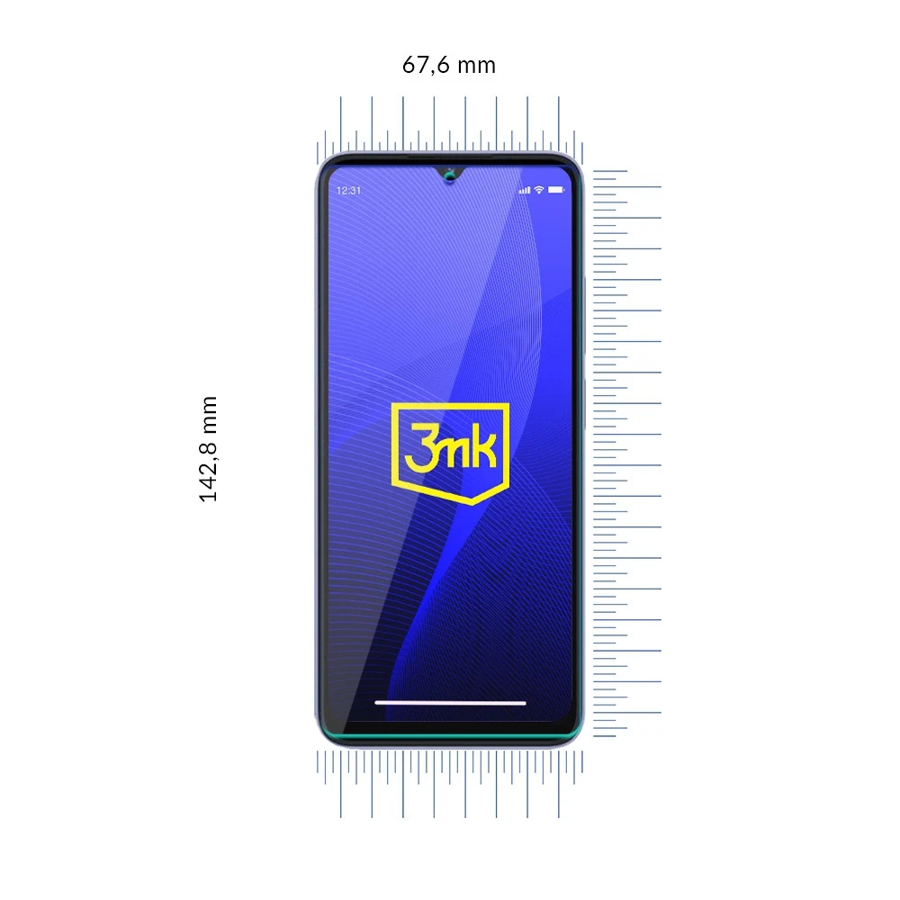 LCD apsauginė plėvelė 3mk Flexible Glass Xiaomi Redmi 11A/12C/Poco C55