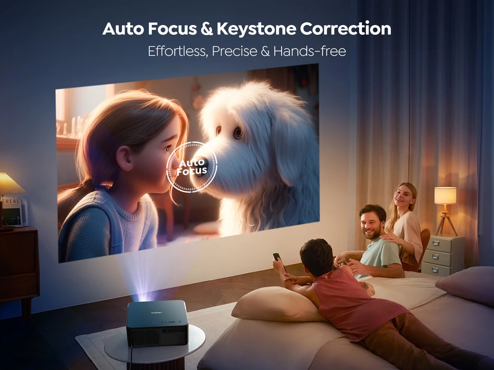 Yaber K2s LCD FullHD 1080p Multimedia Projektorius su JBL kolonėlėmis – juodos spalvos