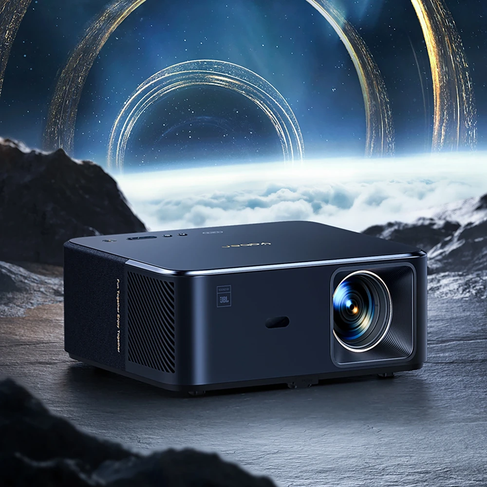 Yaber K2s LCD FullHD 1080p Multimedia Projektorius su JBL kolonėlėmis – juodos spalvos