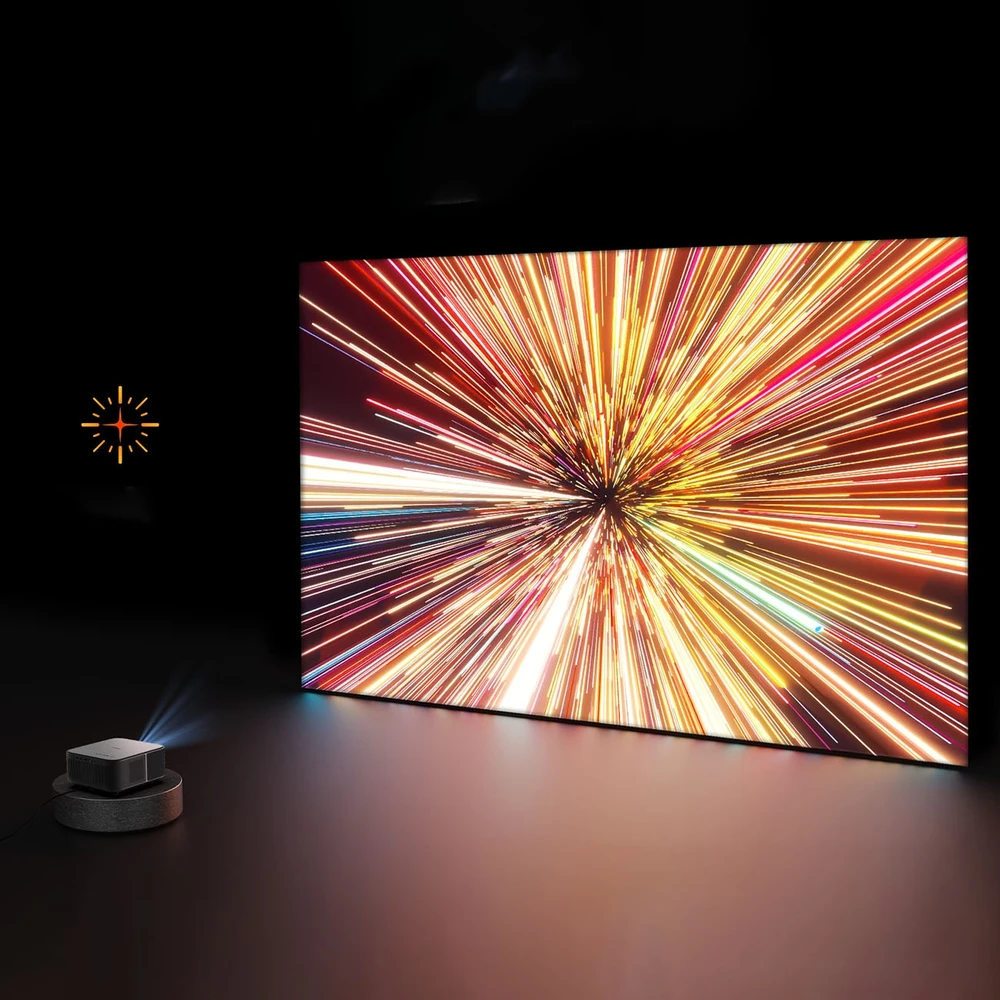 Projektorius Yaber K3 Pro LCD Full HD su JBL kolonėlėmis ir žemų dažnių kolonėle, juodas