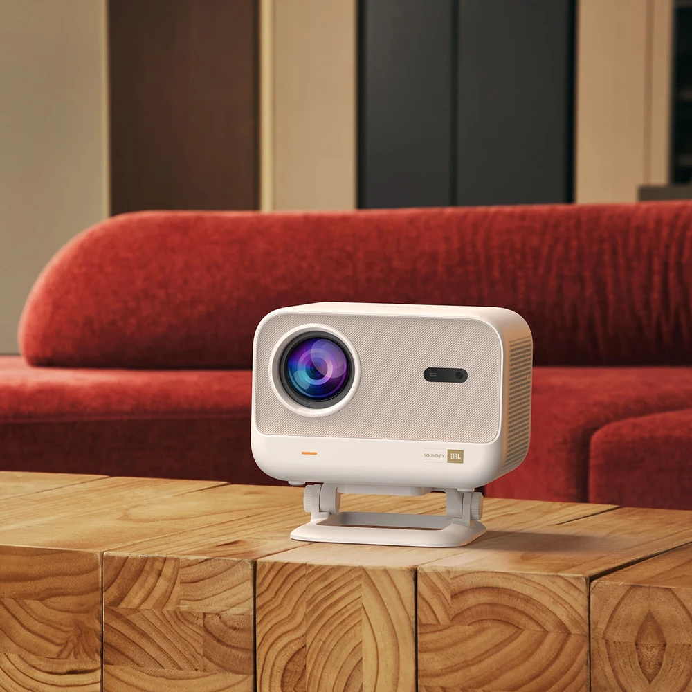 Yaber L2 Plus LCD FullHD 1080p Multimedia Projektorius su JBL kolonėlėmis – gelsvas