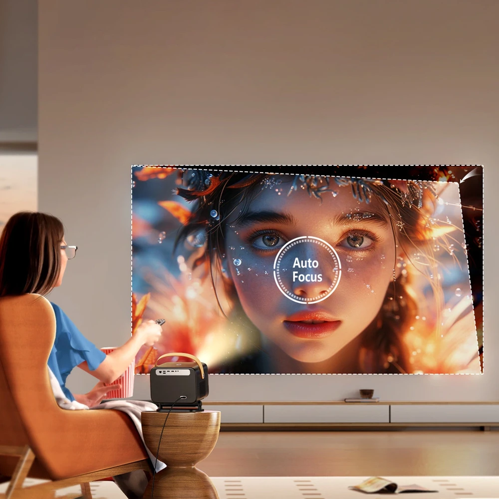 Yaber U12 LCD FullHD 1080p Multimedia Projektorius su Stereo kolonėlėmis - juodos spalvos