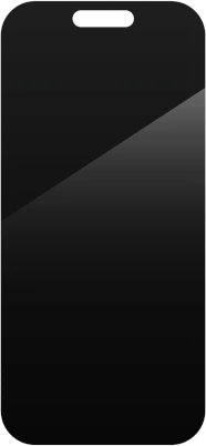„ZAGG InvisibleShield Glass Elite“ privatumas, skirtas „iPhone 16 Pro“.