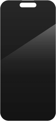 „ZAGG InvisibleShield Glass Elite“ privatumas, skirtas „iPhone 15/16“.