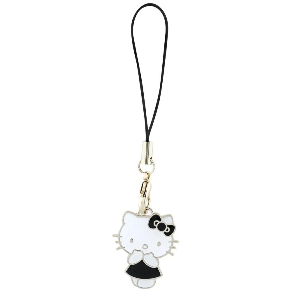Hello Kitty HKCPMKK virvelė telefonui juodos spalvos Charm Kitty Cute