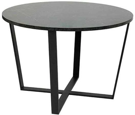 Black Red White Home4You Valgomojo stalas AMBLE D110xh75cm, juodas marmuras Stalas (MT_ACT/STO_GOSOL_110X75-BLACK)