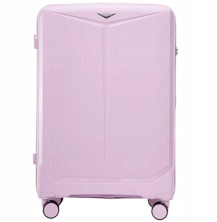 Kelioninis Didelis lagaminas Wings CKT02 rožinis