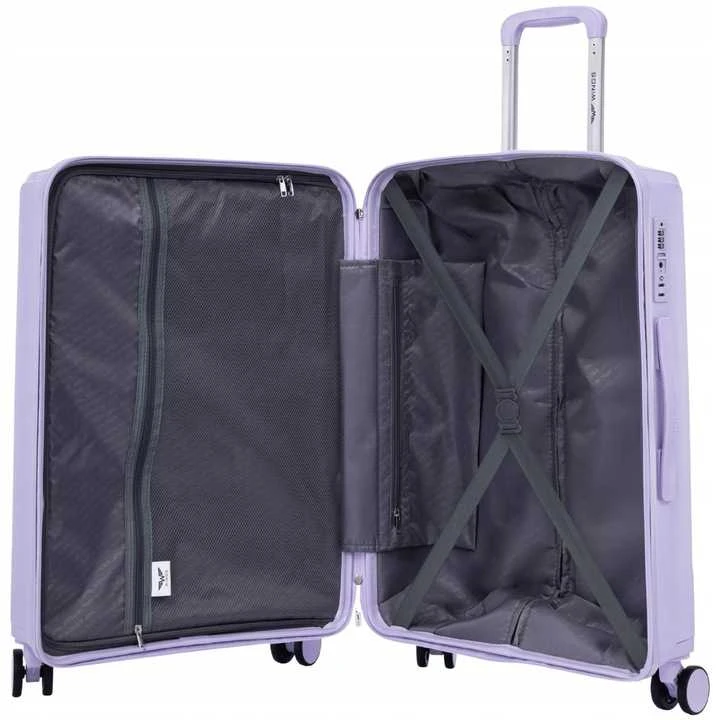 Kelioninis Didelis lagaminas Wings CKT02 t.mėlynas