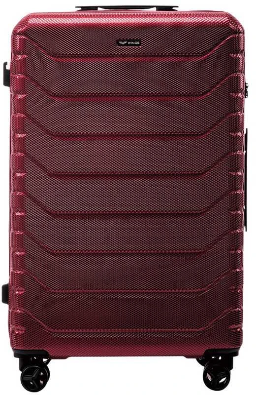 Kelioninis Didelis lagaminas Wings CRK01 tamsiai raudonas